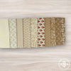 Buon Natale Custom Fat Quarter Bundle Snowflake Sugar Cookie by Fig Tree & Co for Moda Fabrics | 10 Fat Quarters
