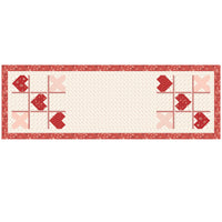 PRESALE To My Love Tic-Tac Love Table Runner Kit Boxed by Sandy Gervais for Riley Blake Designs | KT-18580