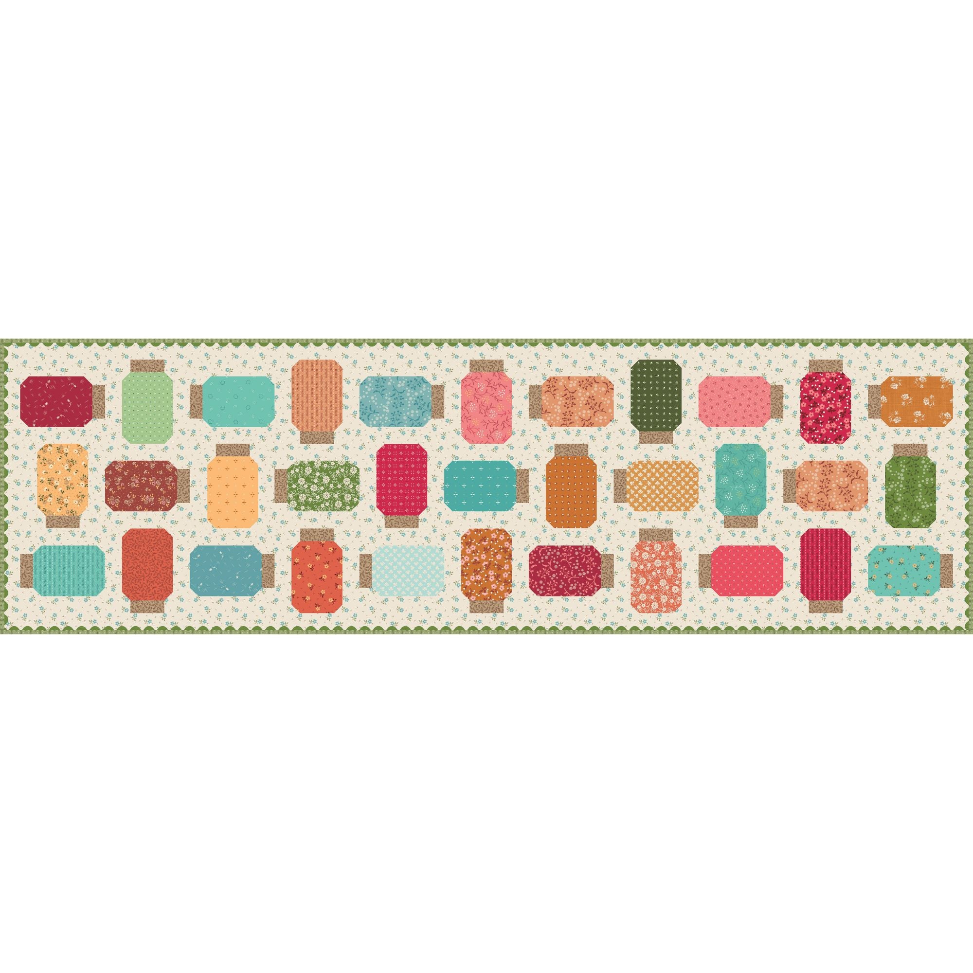 PRESALE Yes You Can Custom Runner Kit With Baked With Love  by Lori Holt of Bee in My Bonnet | Runner Size 17" x 57"