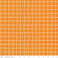 100 Aker Woods Picnic Plaid Orange Yardage by Jill Howarth for Riley Blake Designs | C15176-ORANGE