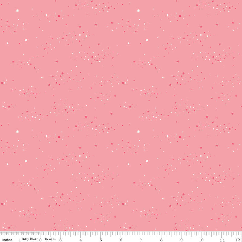 Essence Starlight Pink Yardage by Fran Gulick for Riley Blake Designs | C16463-PINK