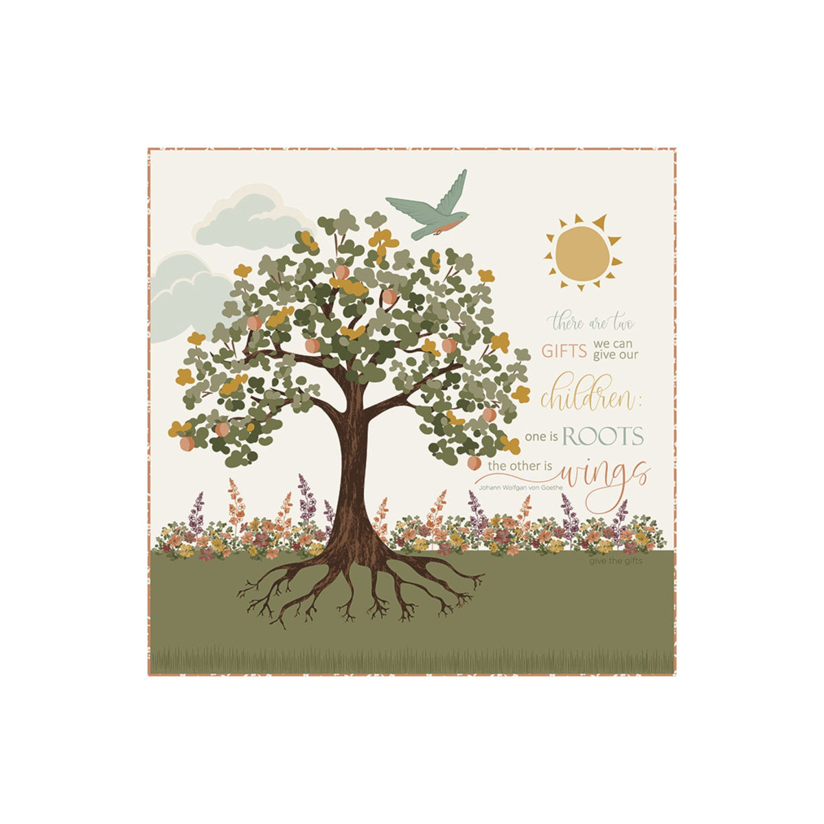 Worth Repeating Panel by Sandy Gervais for Riley Blake Designs | Panel Size 35 1/2" x 43 1/2" | P18267-PANEL