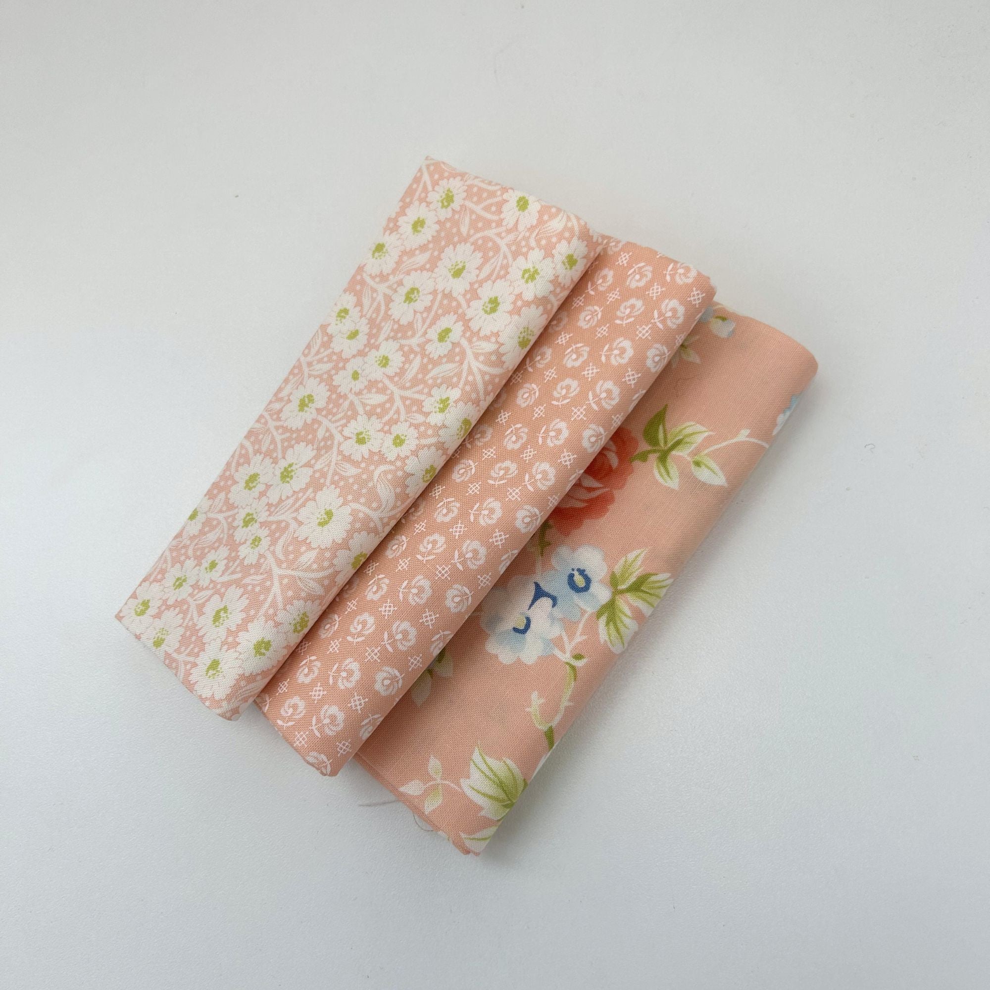 Rosie Custom Fat Quarter Bundle Pink by Fig Tree & Co for Moda Fabrics | 3 FQs | Curated Bundle