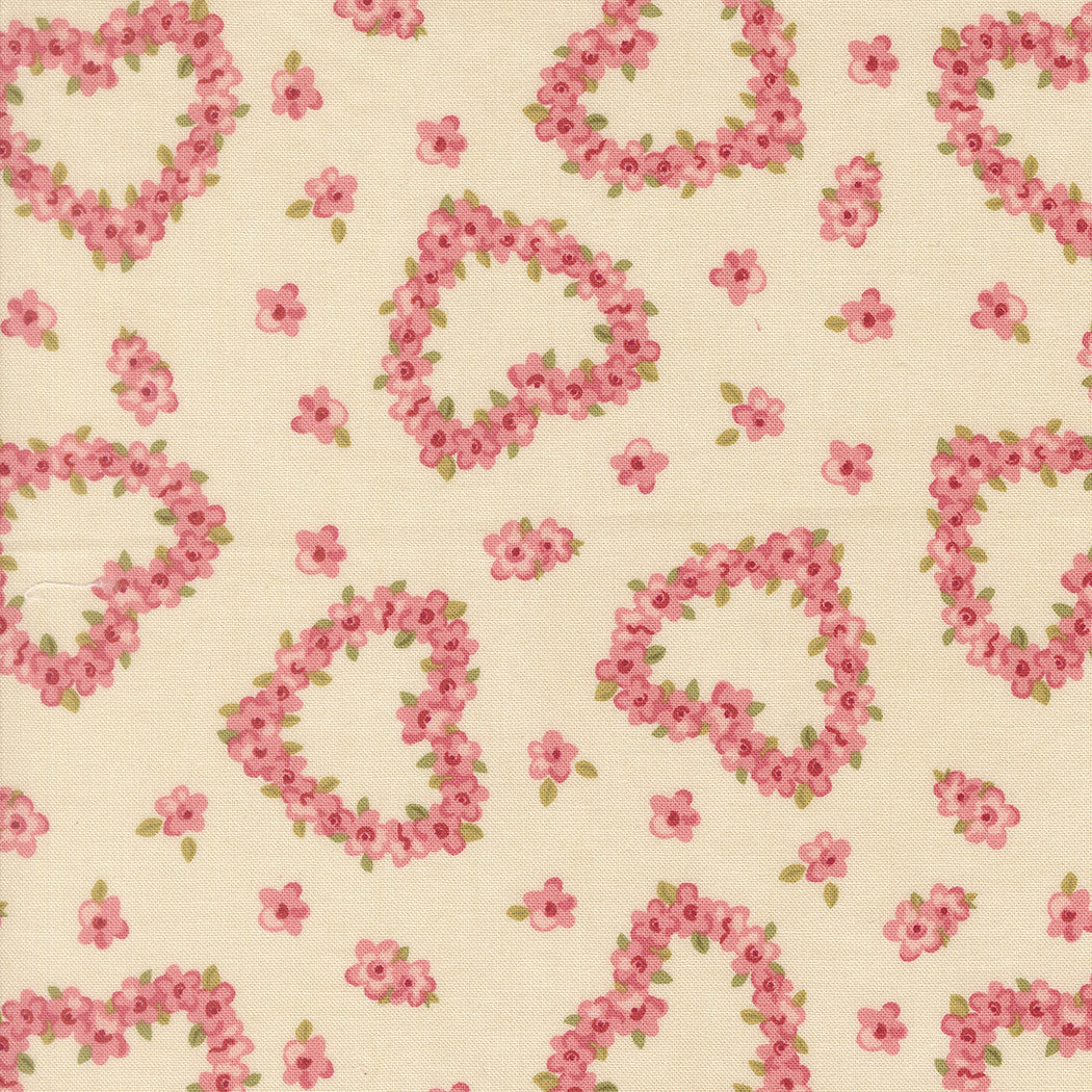 PRESALE Je T'aime Flower Heart Lace Yardage by Stacy Iest Hsu for Moda Fabrics | 20994 11