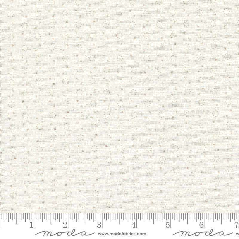 Portofino Polka Dot Duo Cloud Cobblestones Yardage by Fig Tree & Co for Moda Fabrics | 35397 31