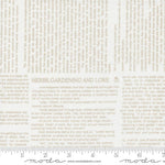 Linen Cupboard Chantilly Latte Gardener's Collage Yardage by Fig Tree for Moda Fabrics | 20486 21