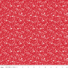 Letters to Cupid Ditsy Floral Red Yardage by My Mind's Eye for Riley Blake Designs | C16984-RED
