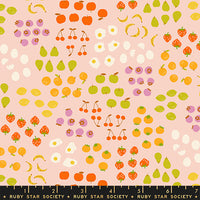 Egg and Friends Froot Vintage Pink Yardage by Kimberly Kight for Ruby Star Society | RS3093 12