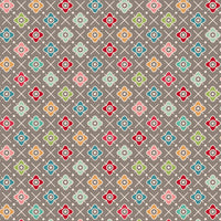 PRESALE Wide Back Farmers Daughter Flower Patch Rustic Yardage by Lori Holt of Bee in My Bonnet | 108" Wide Backing | WB17195-RUSTIC