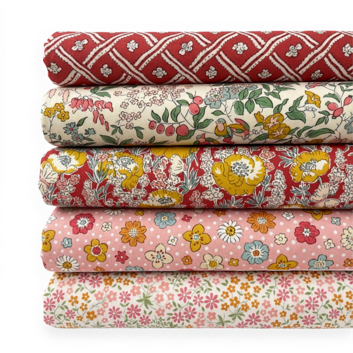 PRESALE Half Yard Bundle | Meadow Flowers by Liberty Fabrics for Riley Blake Designs | 5 Half Yard Cuts | Curated Bundle