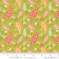 PRESALE Raspberry Summer Paisley Lime Yardage by Sherri & Chelsi for Moda Fabrics | 37691 17