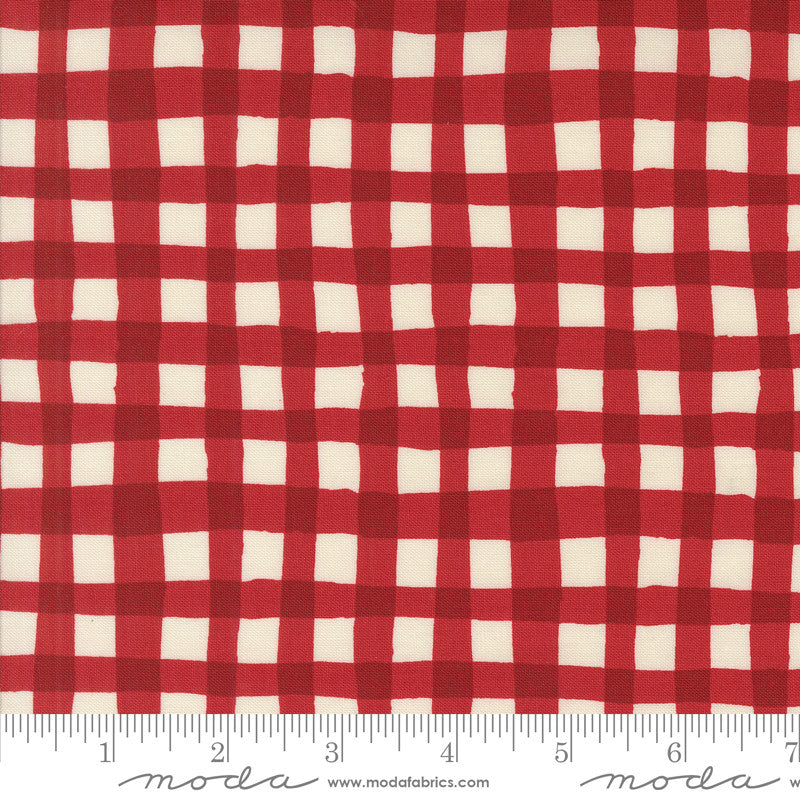 Emmitt and Ivy Winter Picnic Red Yardage by Sweetwater for Moda Fabrics | 55693 12