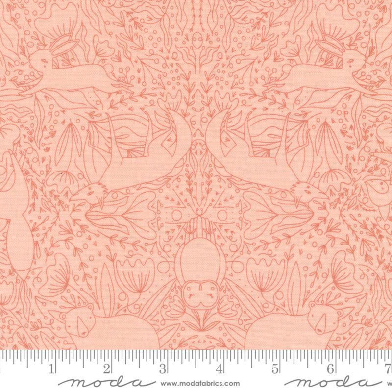 Woodland Wonder Frolic Blush Yardage by Gingiber for Moda Fabrics | 48395 18