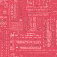 PRESALE TYPE/ography Tea Rose Yardage by Lori Holt of Bee in My Bonnet for Riley Blake Designs | C16850-TEAROSE