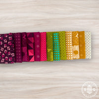 Color Crush Custom Fat Quarter Bundle by V and Co. for Moda Fabrics | 13 Fat Quarters