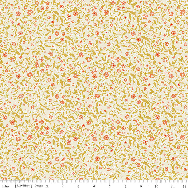 Wanderlust Hawthorn Cream Yardage by Danelys Sidron for Riley Blake Designs | C15473-CREAM