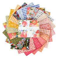 Floral Charms Fat Quarter Bundle by Kelsey Carlson for Riley Blake Designs | 21 Precut Fat Quarters | FQ-15760-21