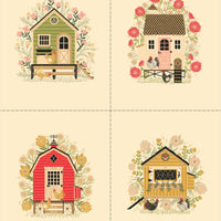 PRESALE The Henhouse Panel Cloud by Gingiber for Moda Fabrics | Panel Size 36" x 44" | 48439 11