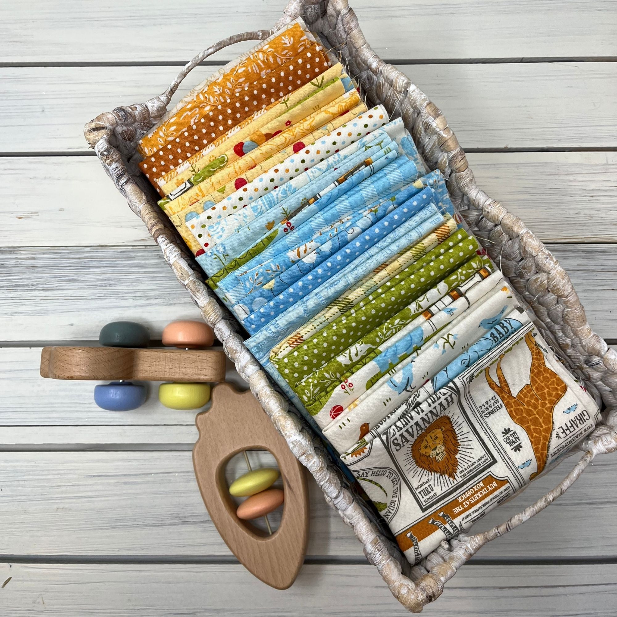 Animal Park Fun Fat Quarter Bundle by Stacy Iest Hsu for Moda Fabrics | 27 FQs | 20960AB