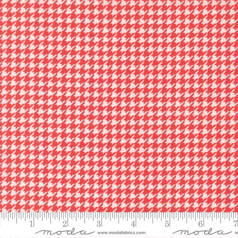PRESALE Delightfully Yours Check Geranium by Sherri & Chelsi for Moda Fabrics | 37702 16