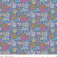 Little Darlin' Floral Fields Periwinkle Yardage by the RBD Designers for Riley Blake Designs | C16971-PERIWINKLE
