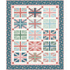Regent Street Union Jacks Custom Quilt Kit With Mary Catherine by Amy Smart for Riley Blake Designs | Quilt Size 66" x 80"