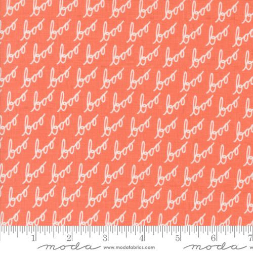 Hey Boo Soft Pumpkin Boo Yardage by Lella Boutique for Moda Fabrics | 5212 12  | Cut Options Available