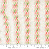 PRESALE Poinsettia and Pear Candy Stripe Cloud Yardage by Sherri & Chelsi for Moda Fabrics | 37715 11