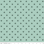 Porch Swing Mint Tiny Flowers Yardage by Ashley Collett for Riley Blake Designs | C14056 MINT