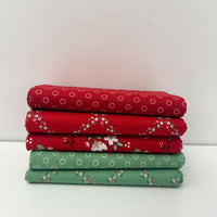 Whimsical Woodland Custom Fat Quarter Bundle Red Green by Tasha Noel for Riley Blake Designs | 5 FQs | Curated Bundle