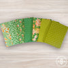 Portofino Custom Fat Quarter Bundle Green by Fig Tree & Co for Moda Fabrics | 7 Fat Quarters