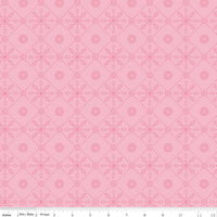 Little Darlin' Folk Tile Pink Yardage by the RBD Designers for Riley Blake Designs | C16973-PINK
