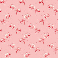 Letters to Cupid Love Birds Pink Yardage by My Mind's Eye for Riley Blake Designs | C16981-PINK