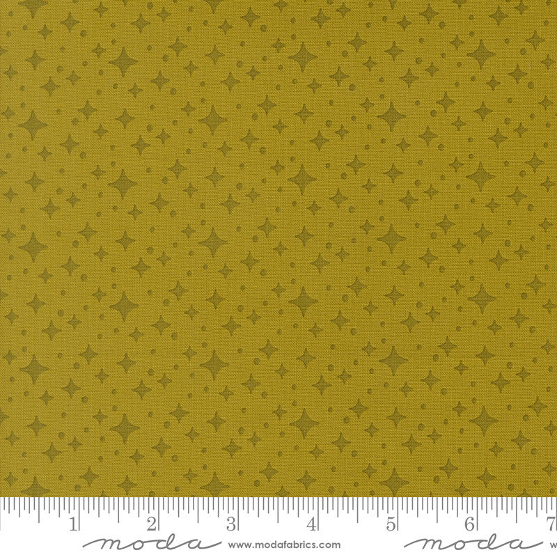 PRESALE Popcorn Starlight Pesto Yardage by Elizabeth Hartman for Moda Fabrics | 51284 31