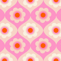 Trinketry Floral Flamingo Yardage by Melody Miller for Ruby Star Society | RS0114 17