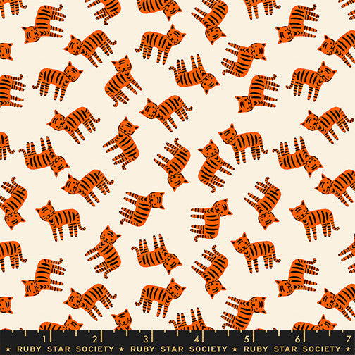 PRESALE 1 800 Calico Meow Natural Yardage by Alexia Abegg for Ruby Star Society | RS4166 12