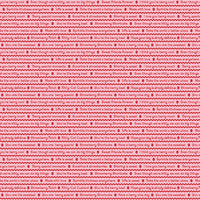 PRESALE The World of Strawberry Shortcake Text Pink Yardage for Riley Blake Designs | C18563-PINK