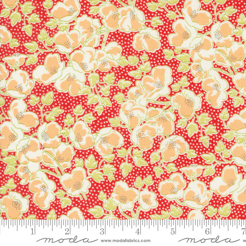 Portofino Florentine Pomegranate Yardage by Fig Tree & Co for Moda Fabrics | 35391 16