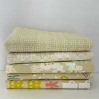 Ruby Star Fat Quarter Bundle Low Volume | Paper Cuts 2 by Rashida Coleman Hale for Ruby Star Society | 5 Fat Quarters | Curated Bundle