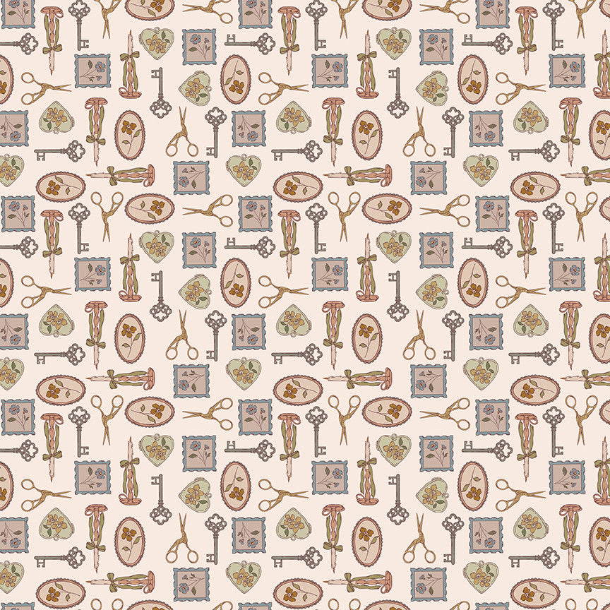 PRESALE Charmed & Treasured Charmed Latte Yardage by Kassidy Grace for Riley Blake Designs | C18161-LATTE
