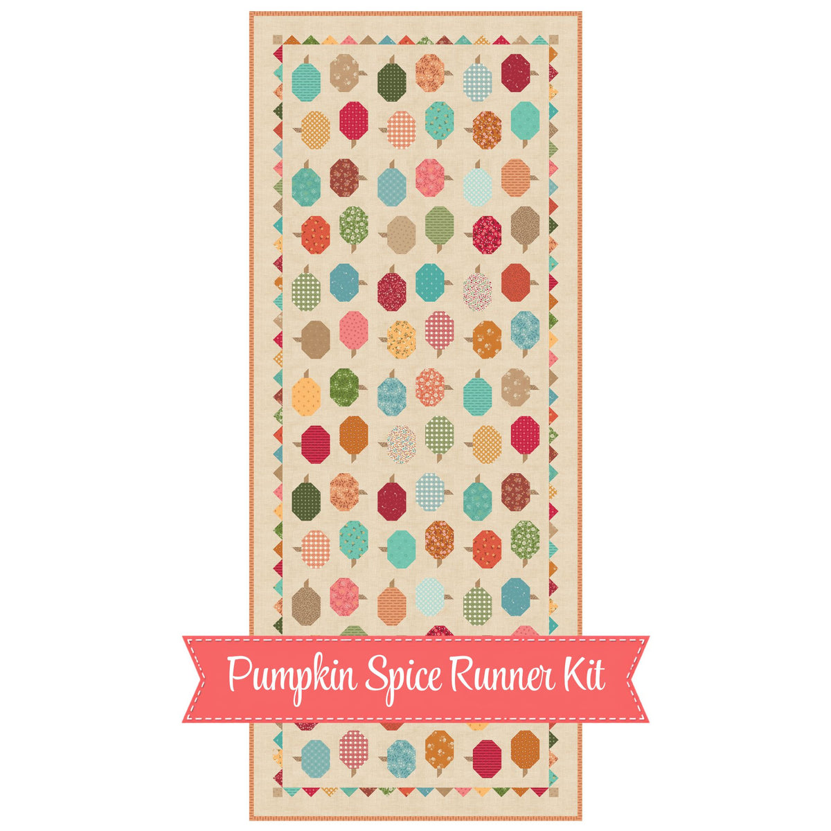Pumpkin Spice Runner Kit Boxed With Baked With Love by Lori Holt of Bee in My Bonnet | KT-17781