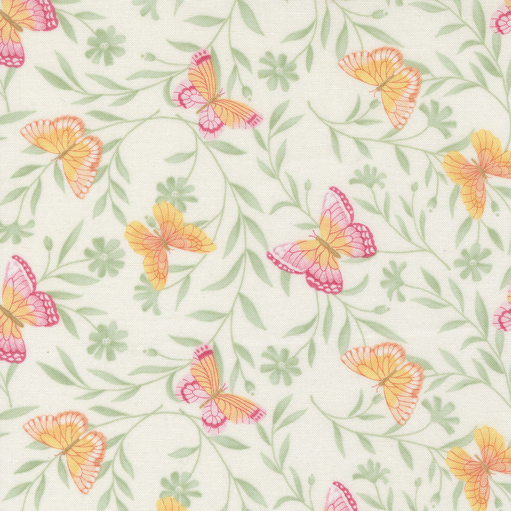 Kindness Butterflies Dogwood Yardage by Deb Strain for Moda Fabrics | 56151 11
