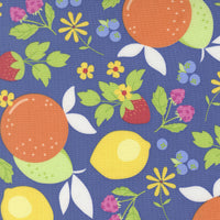 Fruit Salad Fruits Cobalt Yardage by Corey Yoder for Moda Fabrics | 29240 24