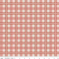 Albion Rose Plaid Yardage by Amy Smart for Riley Blake Designs | C14593 ROSE