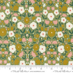 Imaginary Flowers Sage Peppy Petals Yardage by Gingiber for Moda Fabrics | 48382 12