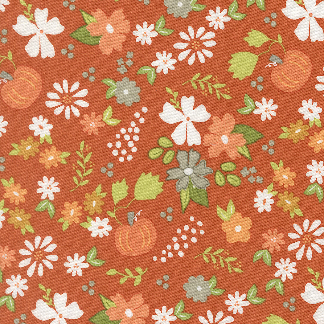 PRESALE Birch and Willow Pumpkin Patch Spice Yardage by Sherri & Chelsi for Moda Fabrics | 37720 15