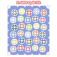 Fruitful Custom Quilt Kit With Fruit Salad by Corey Yoder of Coriander Quilts | Quilt Size 68" x 80"