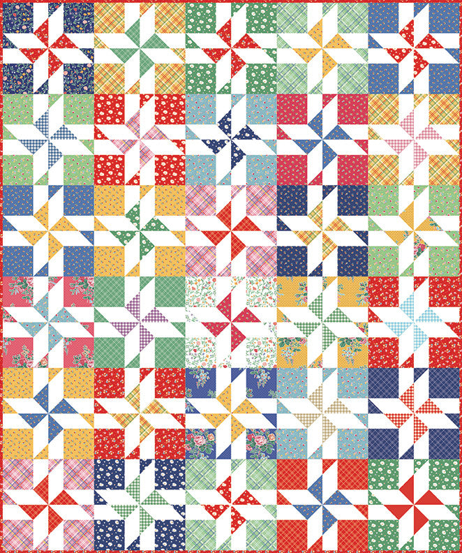 Skip a Beat Quilt Kit Boxed With Simple Pleasures by American Jane for Riley Blake Designs | KT-16650