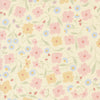 PRESALE Cottage Charm Wallpaper Florals Soft Yellow Yardage by Heather Briggs of My Sew Quilty Life for Moda Fabric | 31750 12
