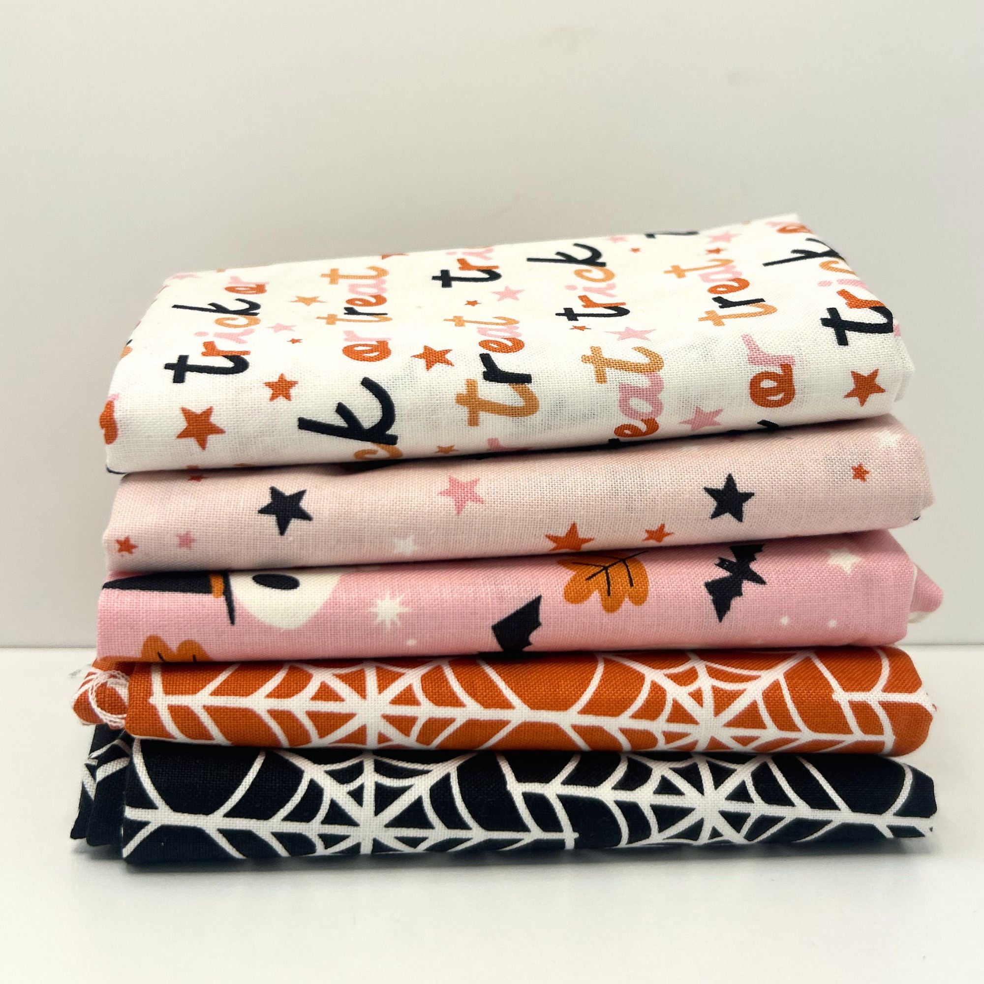 Hey Pumpkin Custom Fat Quarter Bundle by My Mind's Eye for Riley Blake Designs |  5 Fat Quarters
